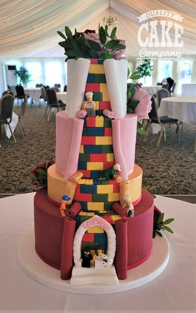 Wedding cake reveal rear side lego Tamworth West Midlands Staffordshire
