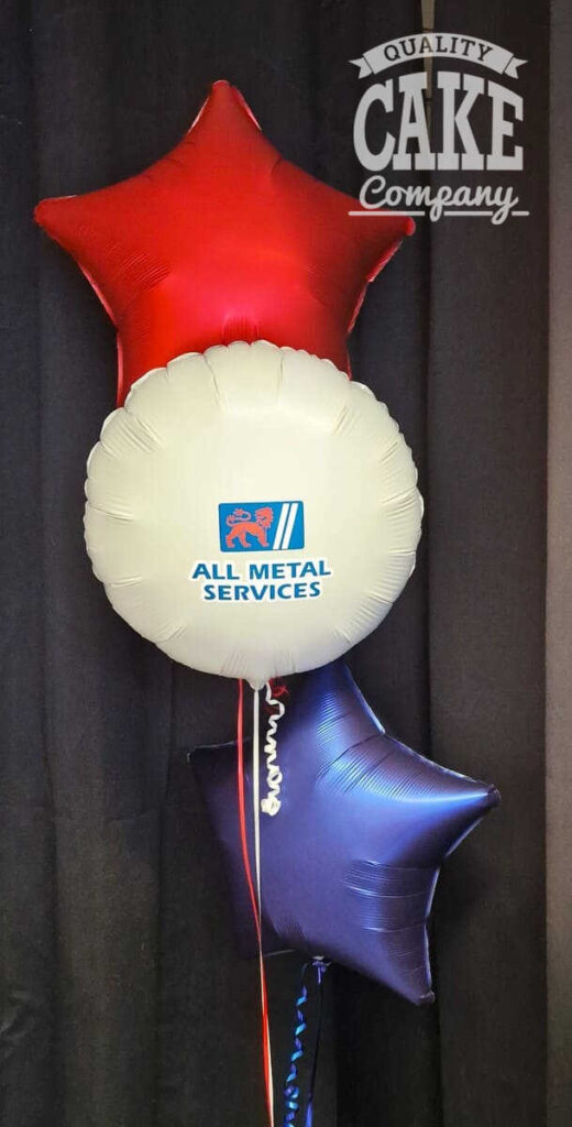 corporate logo balloon bunch - tamworth west midlands