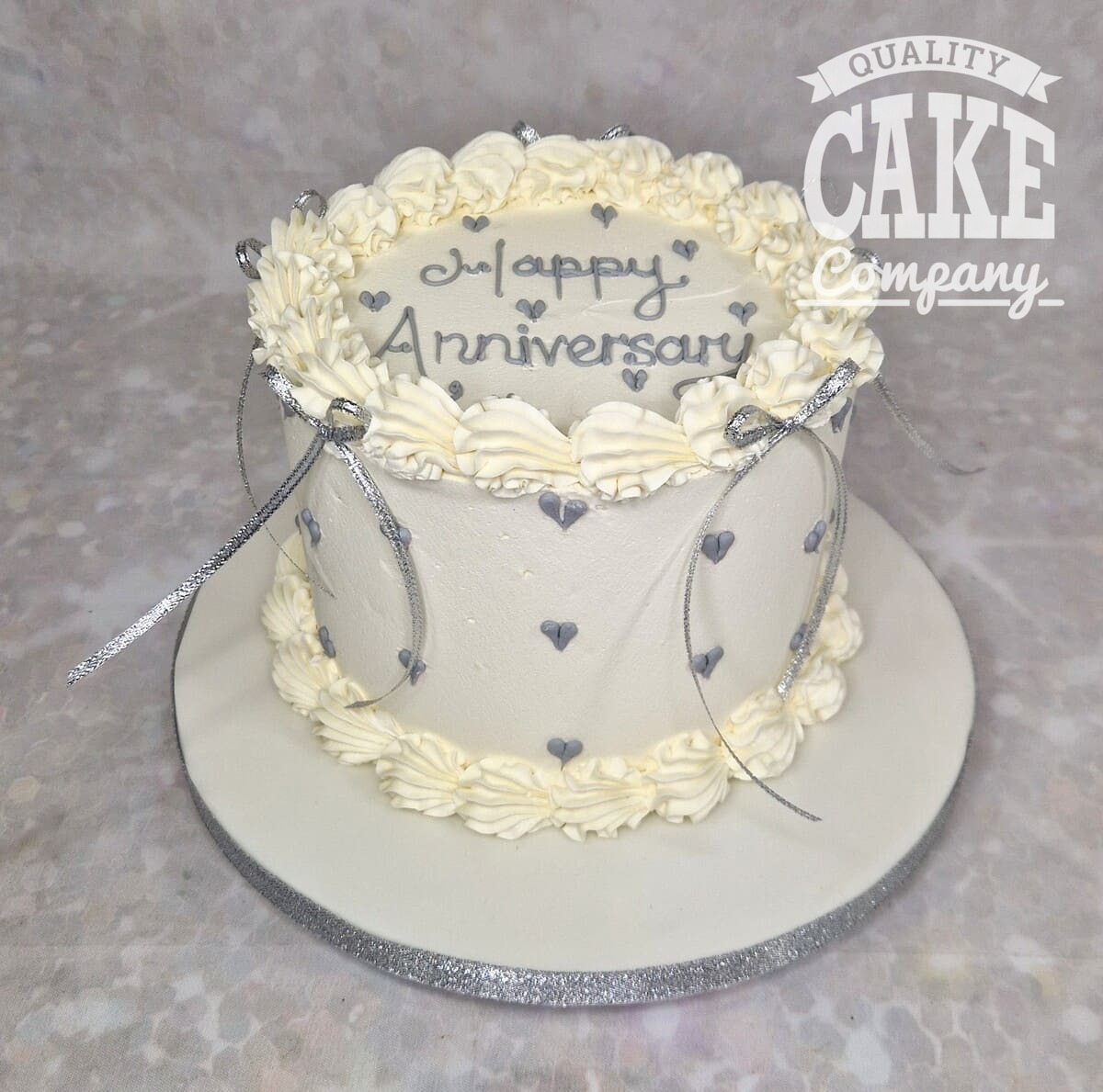 Anniversary Cakes - Quality Cake Company Tamworth, image size:1200x1189