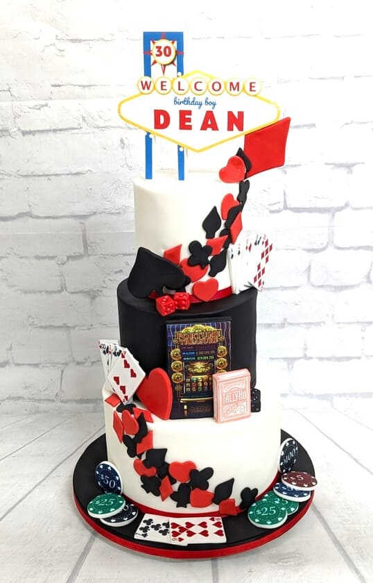 casino night cake