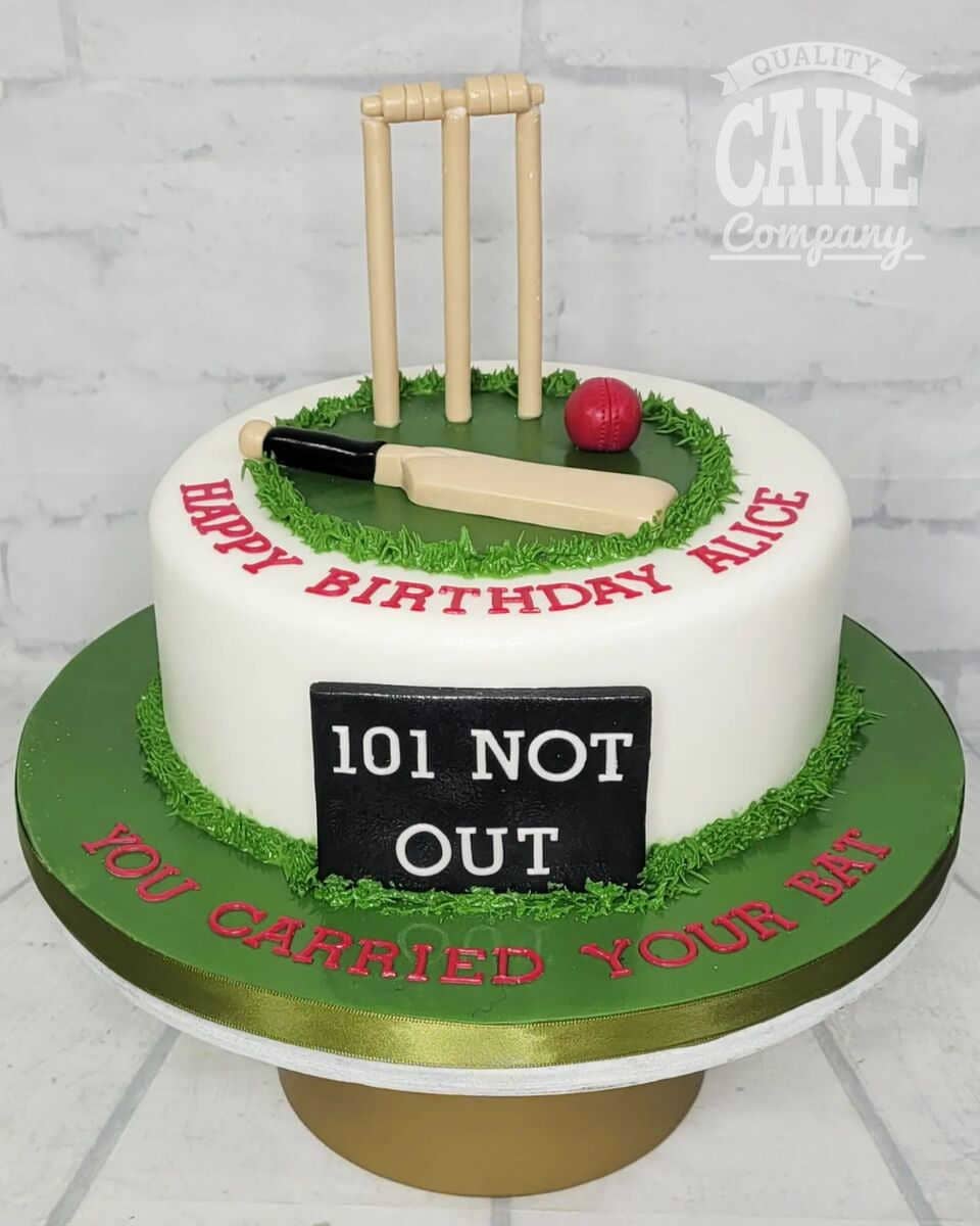 Cricket Theme Cakes - Quality Cake Company - Tamworth