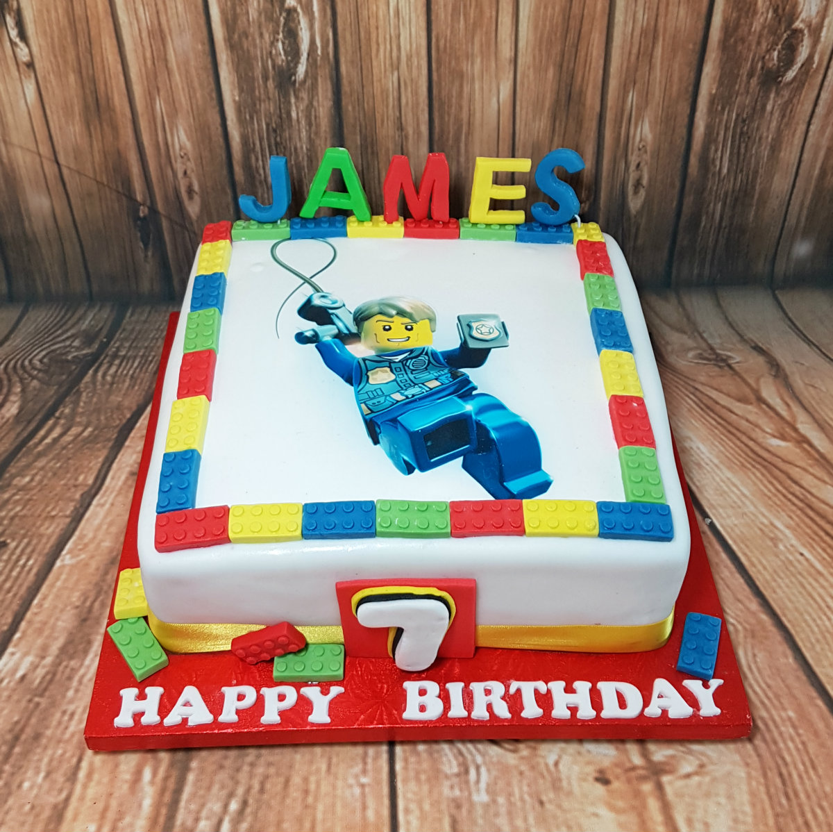 Birthday cake lego design sale