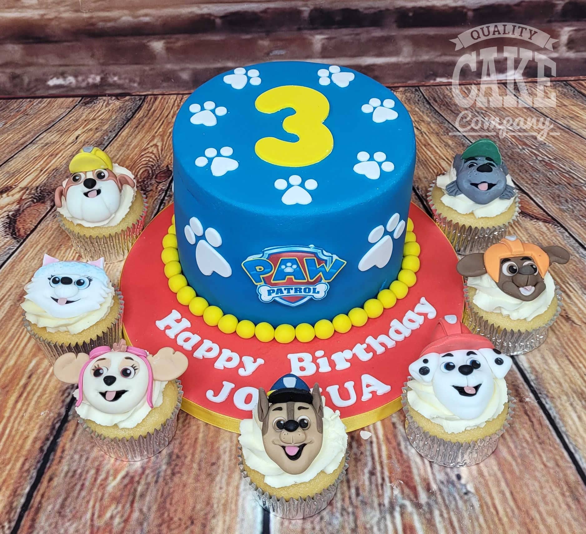 Paw Patrol Character Layer Cake - Classy Girl Cupcakes