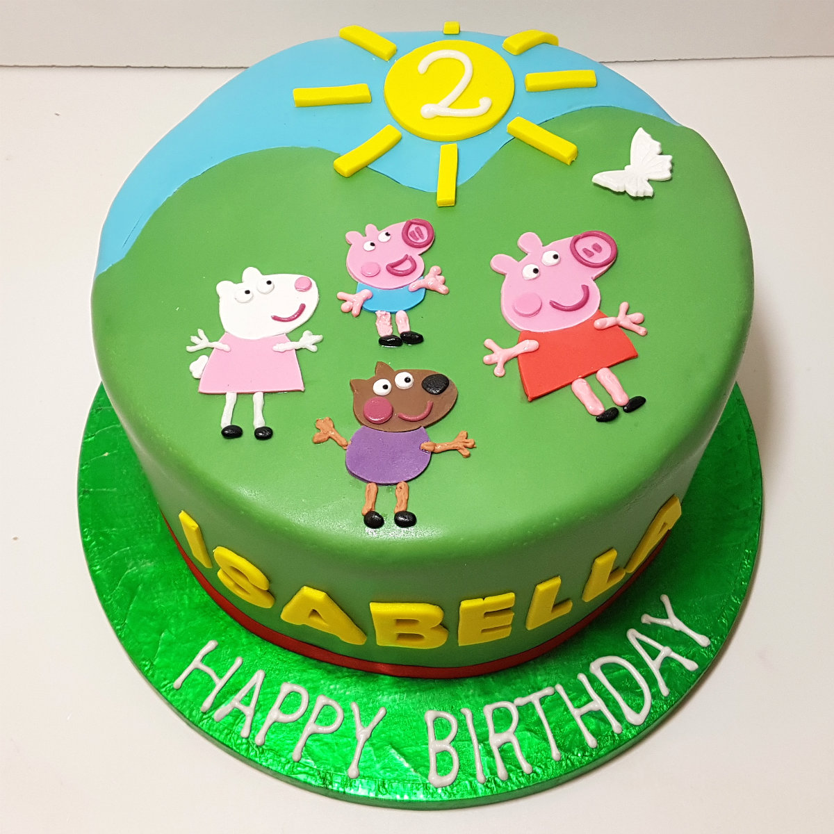 Online Peppa Pig Designer Pink Cake Chocolate Gift Delivery in UAE - FNP