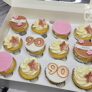 90th birthday pretty cupcakes - tamworth