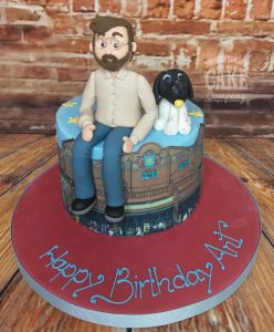 AVFC aston villa fan birthday cake - Tamworth