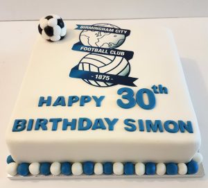 bcfc birmingham city football theme cake - Tamworth