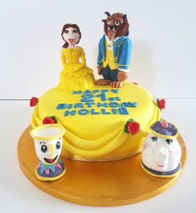 Beauty and the beast inspired birthday cake - Tamworth