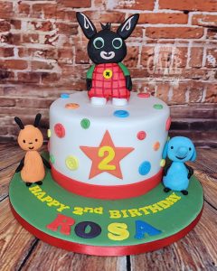 Bing bunny and friends 2nd birthday cake - Tamworth