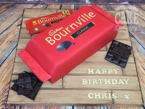 bourneville chocolate bar novelty cake - Tamworth
