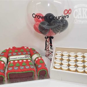 novelty christmas jumper cake - tamworth