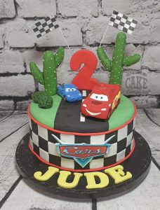 Cars theme birthday cake - tamworth