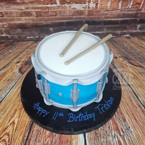 drum novelty cake - tamworth