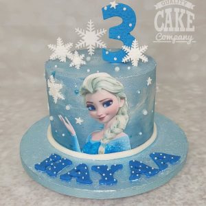 Elsa frozen theme birthday cake - Tamworth