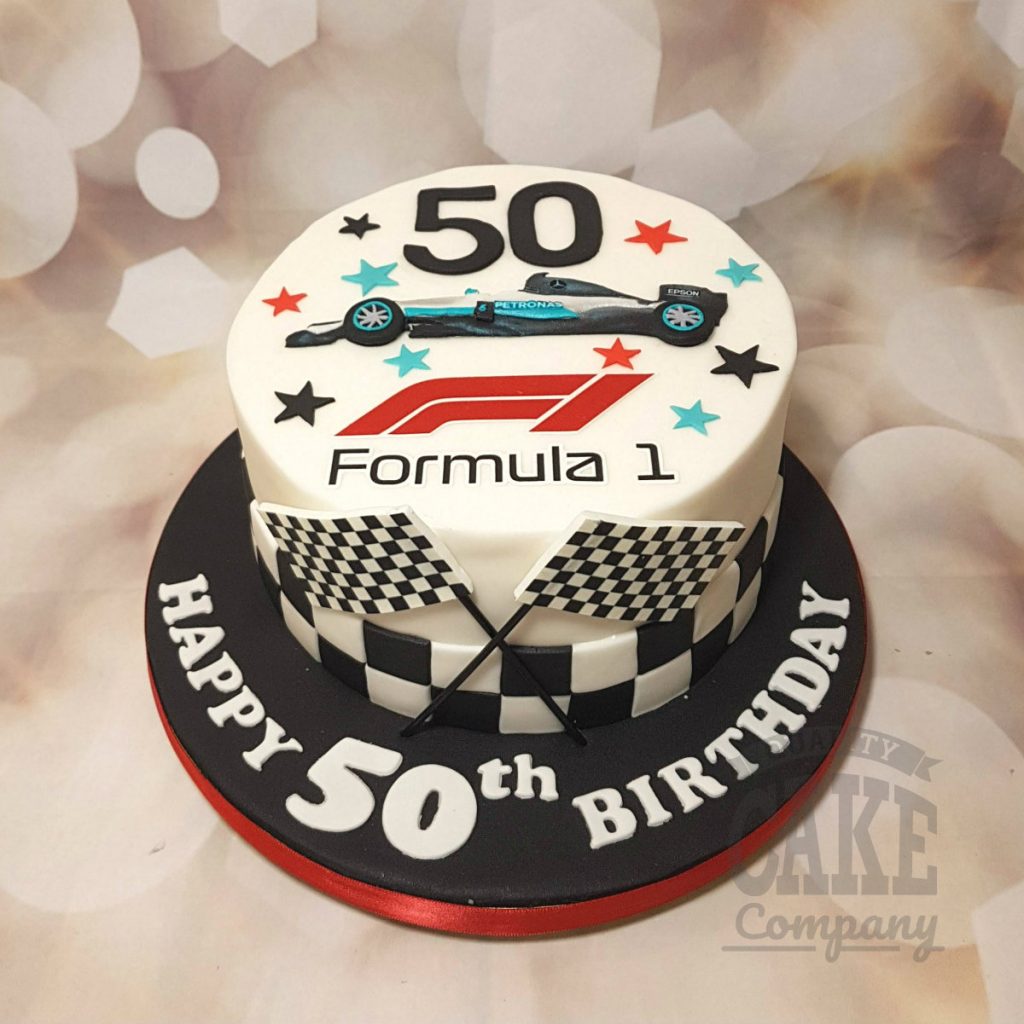 F1 Formula 1 Theme Cakes - Quality Cake Company - Tamworth