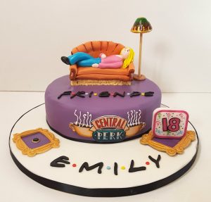FRIENDS sofa theme birthday cake - Tamworth
