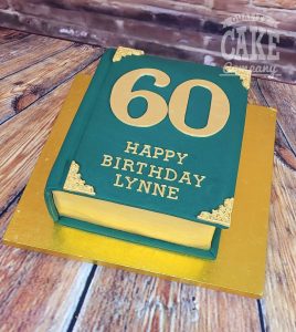 green book 60th birthday cake - tamworth