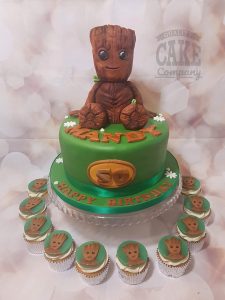 Groot figure birthday cake - tamworth