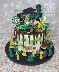 Army themed drip cake - Tamworth
