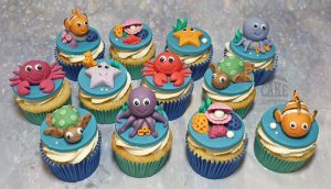 under the sea themed cupcakes - tamworth