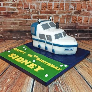 boat shape novelty cake - Tamworth