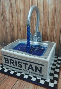 Bristan kitchen tap novelty corporate cake - tamworth