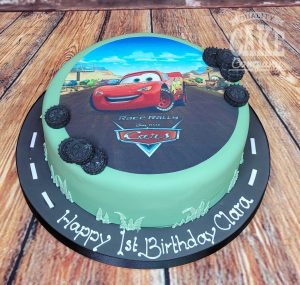 Cars theme photo cake - Tamworth
