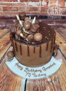 double Chocolate drip cake modern - tamworth