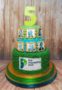 corporate birthday celebration cake - Tamworth west midlands