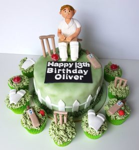 cricket theme cake tamworth