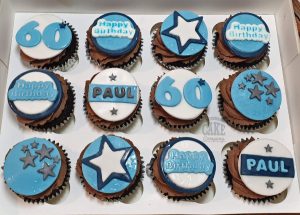 cupcakes for a man's 60th birthday - tamworth