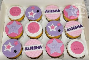 pink purple star theme cupcakes - Tamworth