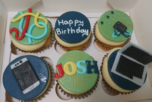 computer theme cupcakes - tamworth