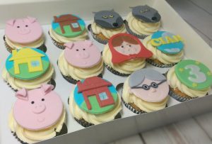 three little pigs theme cupcakes - Tamworth
