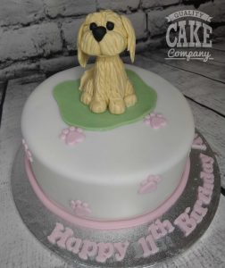 Cute dog on a cake - Tamworth