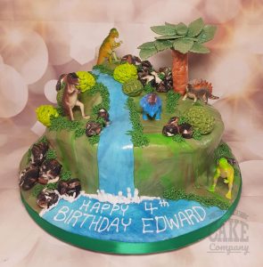 dinosaur theme birthday cake - Tamworth