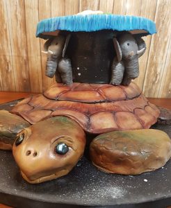 discworld turtle novelty cake - tamworth