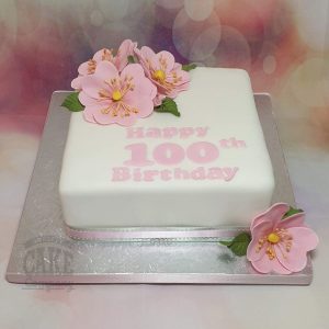 wild rose 100th birthday cake - Tamworth