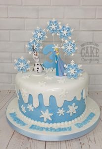 Frozen theme children's birthday cake - Tamworth