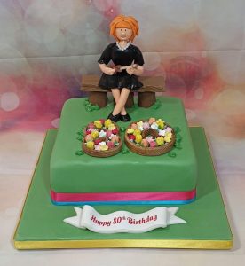 garden theme birthday cake - Tamworth