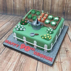 garden allotment theme birthday cake - Tamworth