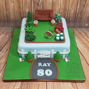 garden theme birthday cake - Tamworth