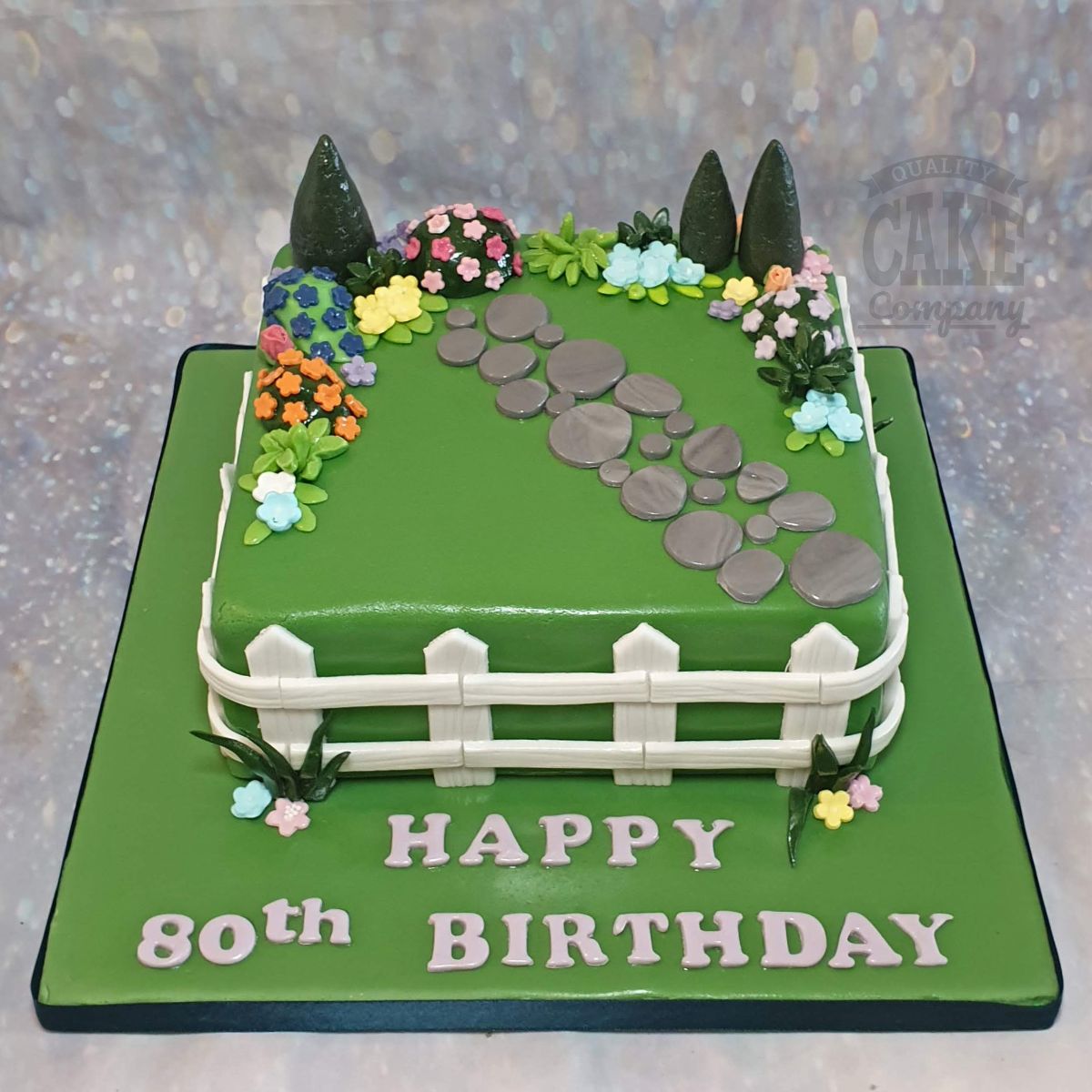 Garden Cake | A busy and fun bugs and flowers cake for a lit… | Flickr