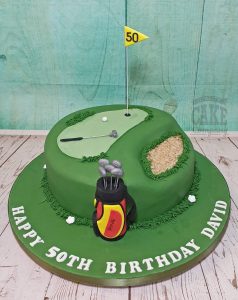 gof bag and bunker theme cake - tamworth