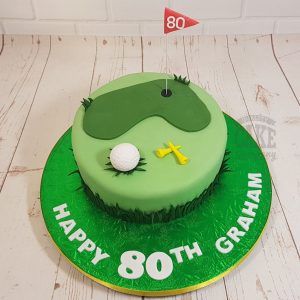 simple golf cake - tamworth
