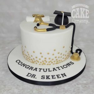 Doctor graduation cake - Tamworth
