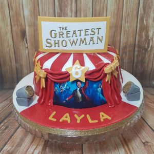 Greatest showman tent birthday cake - tamworth