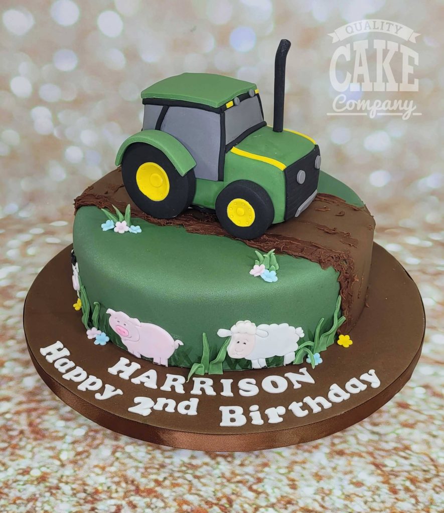 3rd birthday construction cake | Construction birthday cake, Tractor  birthday cakes, 3rd birthday cakes