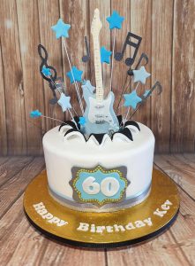 guitar music theme cake - Tamworth