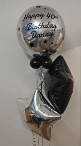 bubble balloon display 40th birthday - Tamworth